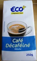 Café décaféiné moulu