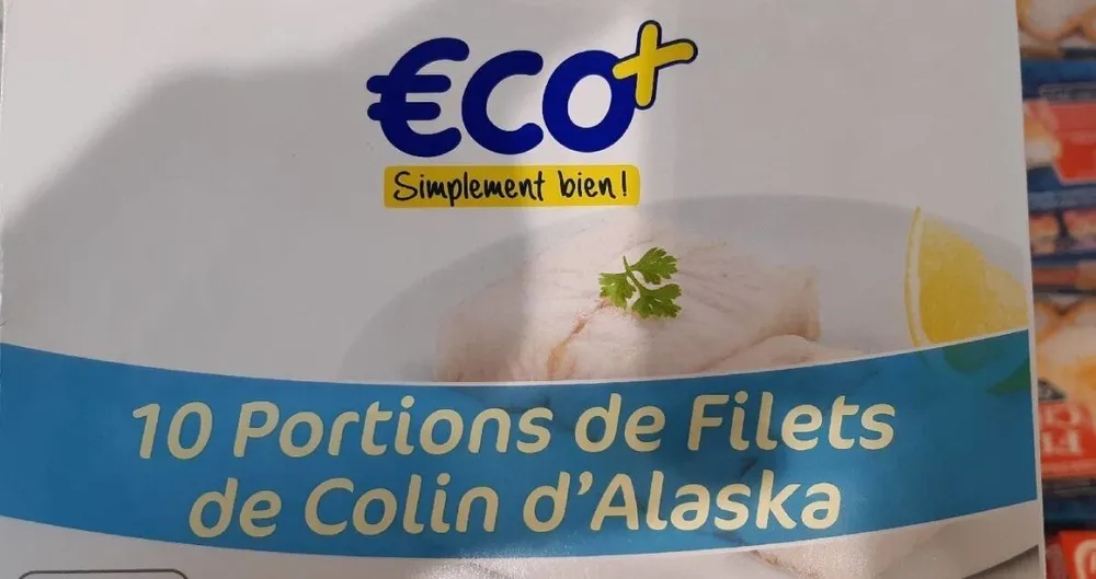 10 portions de filets de colin d'Alaska