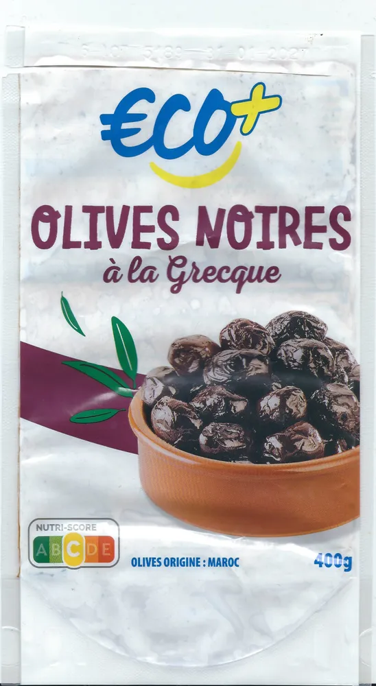 Olives noires à la grecque