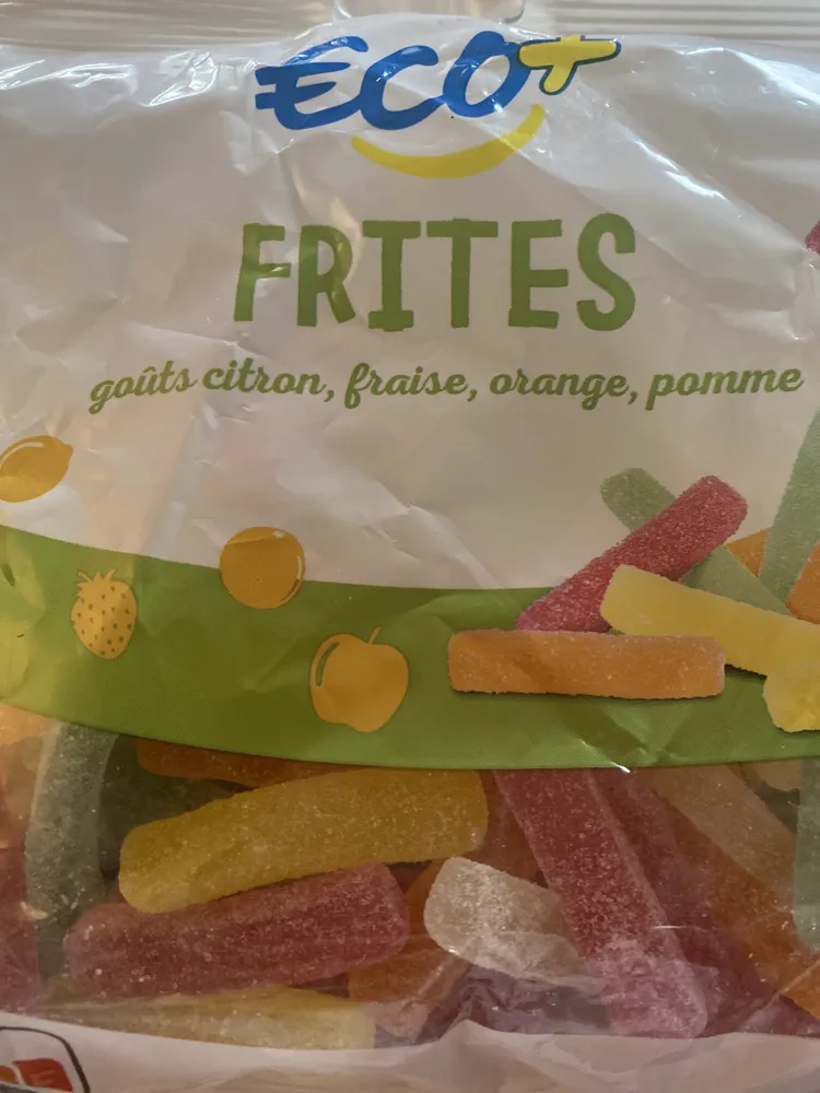 Confiseries frites Eco+. Gélifiées