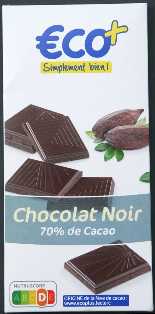Chocolat noir 70% cacao
