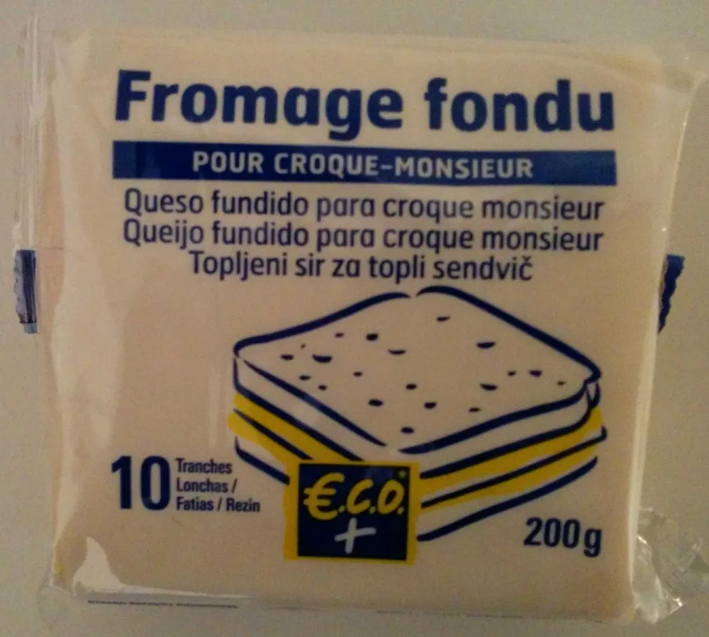 Fromage fondu pour croque-monsieur