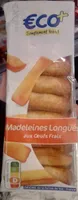 Madeleines Longues - aux Oeufs Frais