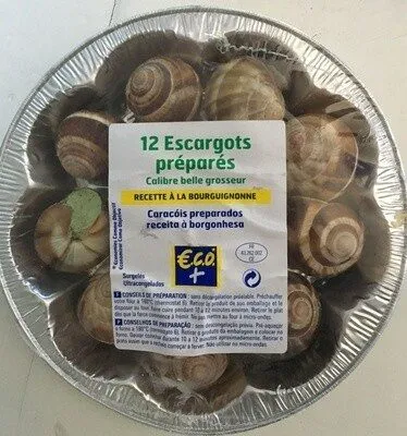 12 escargots préparés recette à la Bourguignonne