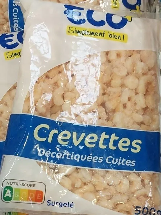Crevettes décortiquées cuites