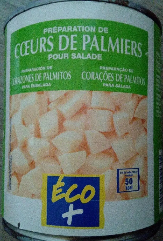 Coeurs de palmiers pour salade