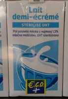 Lait demi-écrémé Stérilisé UHT