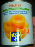 Demi-fruits au sirop léger - Pêches