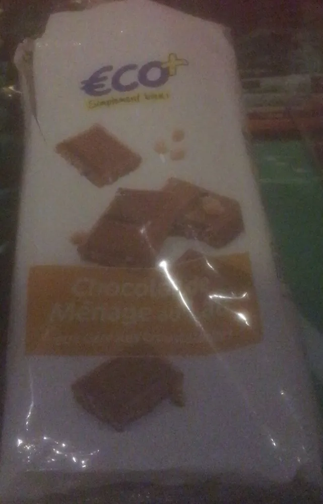 Chocolat au lait et au céréales soufflées