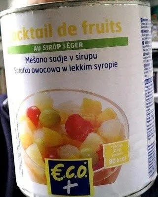 Cocktail de fruits au sirop léger