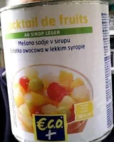 Cocktail de fruits au sirop léger