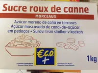 Sucre roux de canne en morceaux