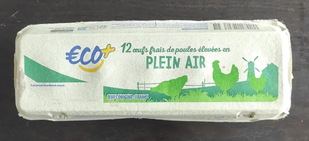 Œufs Frais de poules élevées plein air