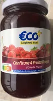 Confiture 4 fruits rouges