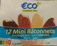 12 mini bâtonnets vanille