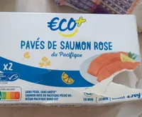 Pavés de saumon rose du pacifique  préparé en chine