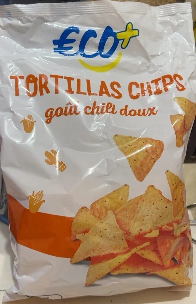 Tortillas Chips goût chili doux