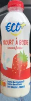 Yaourt à boire saveur fraise