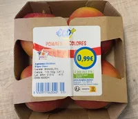 Pommes bicolores