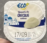 Yaourt à la grecque nature