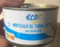 Morceaux de thon listao au naturel