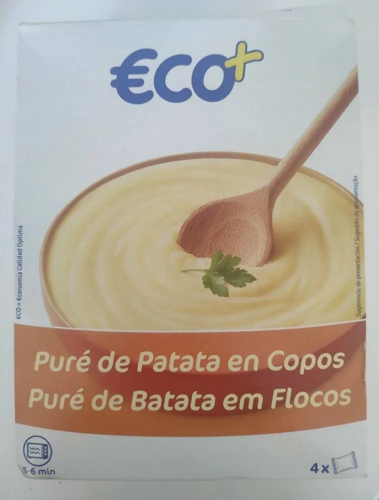 Puré de patata en copos