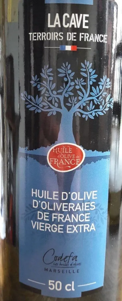 Huile d'olive d'oliveraies de France extra vierge
