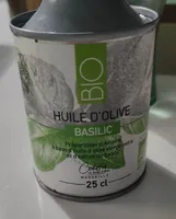 Huile d'olive basilic
