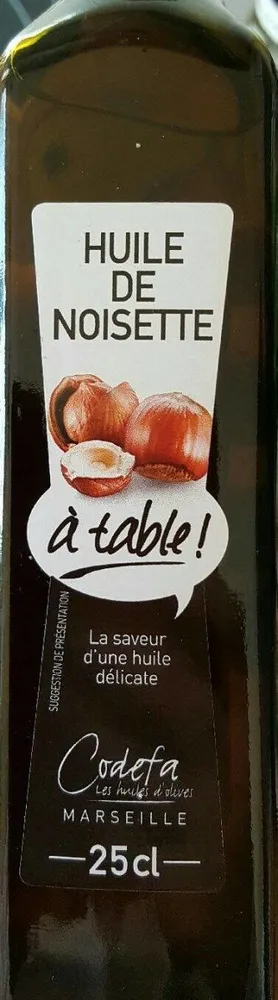 Huile de noisette
