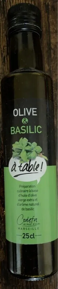 Olive et basilic