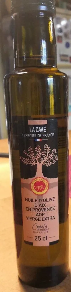 Huile d'olive vierge extra AOP