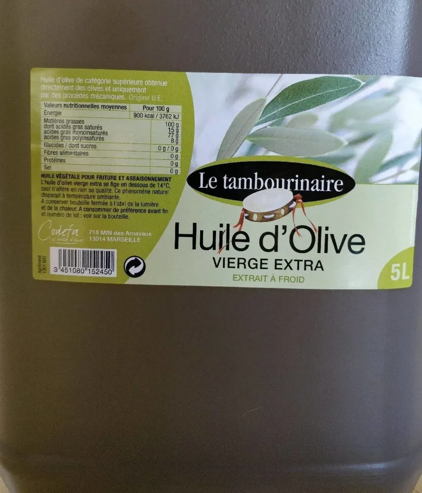 Huile d'olive vierge extra