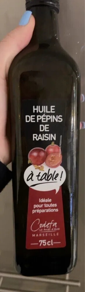 HUILE DE PÉPINS DE RAISIN