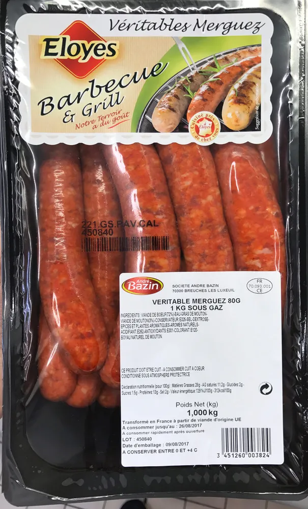 Véritables Merguez