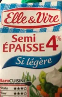 Crème semi-épaisse allégé