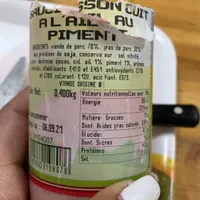 Saucisson a lail au piment