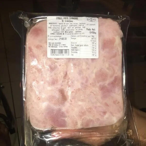 Epaule cuite standard