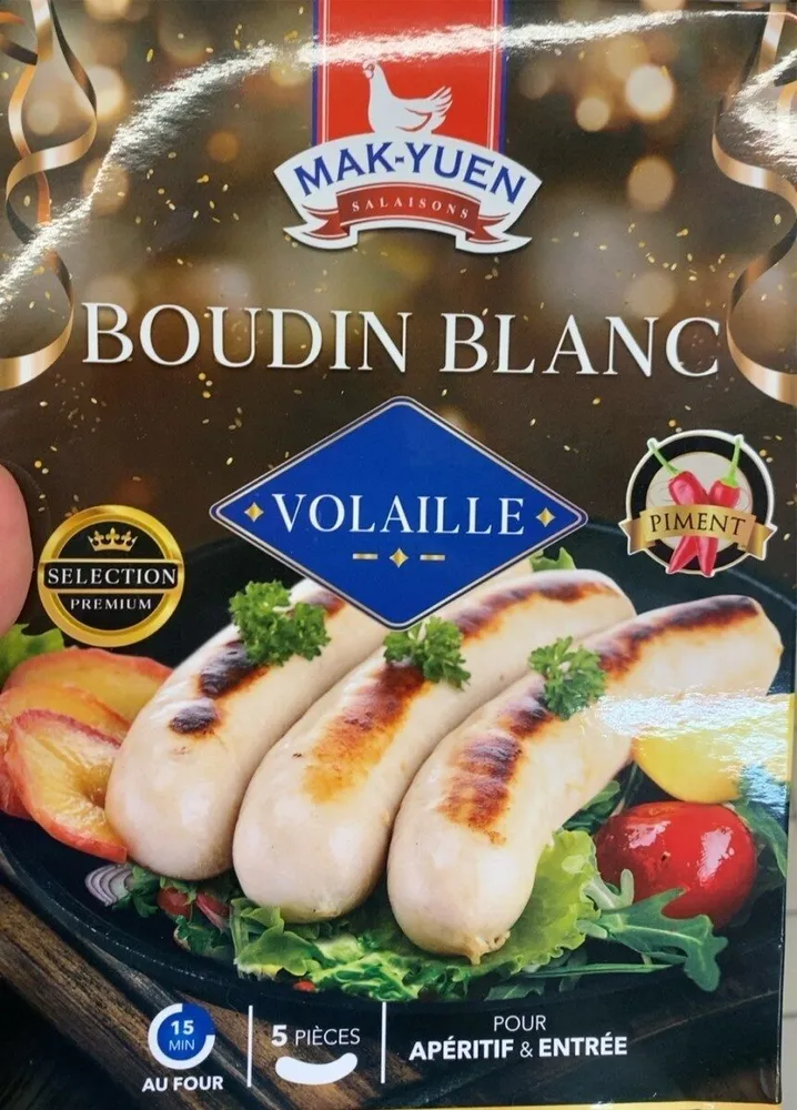 Boudin blanc volaille