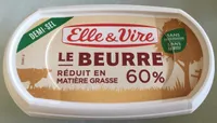 Le beurre réduit en matière grasse 60%