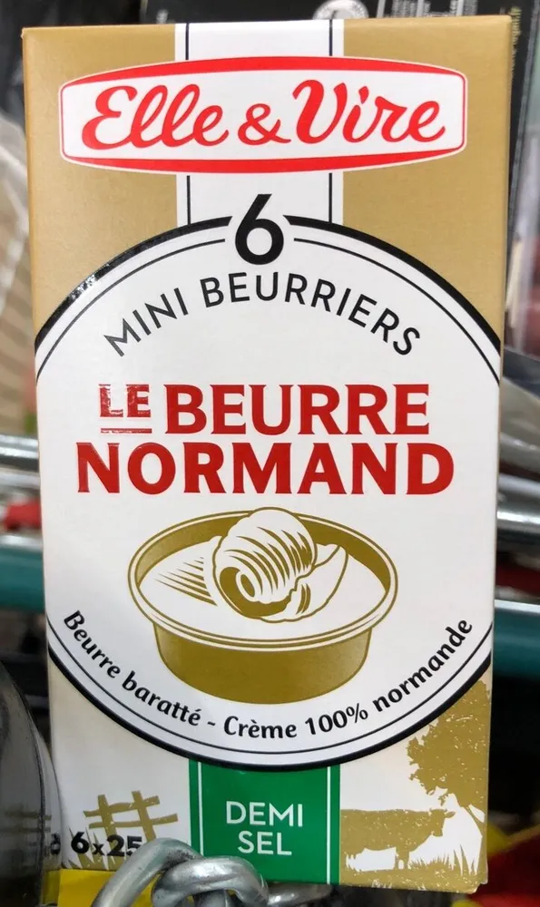 Les minis beurriers le Beurre Normand demi-sel