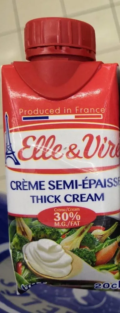 Crème semi épaisse