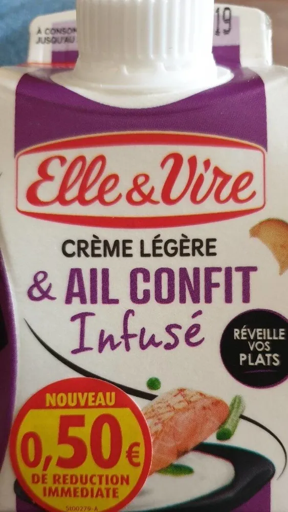 La Crème légère & Ail confit infusé