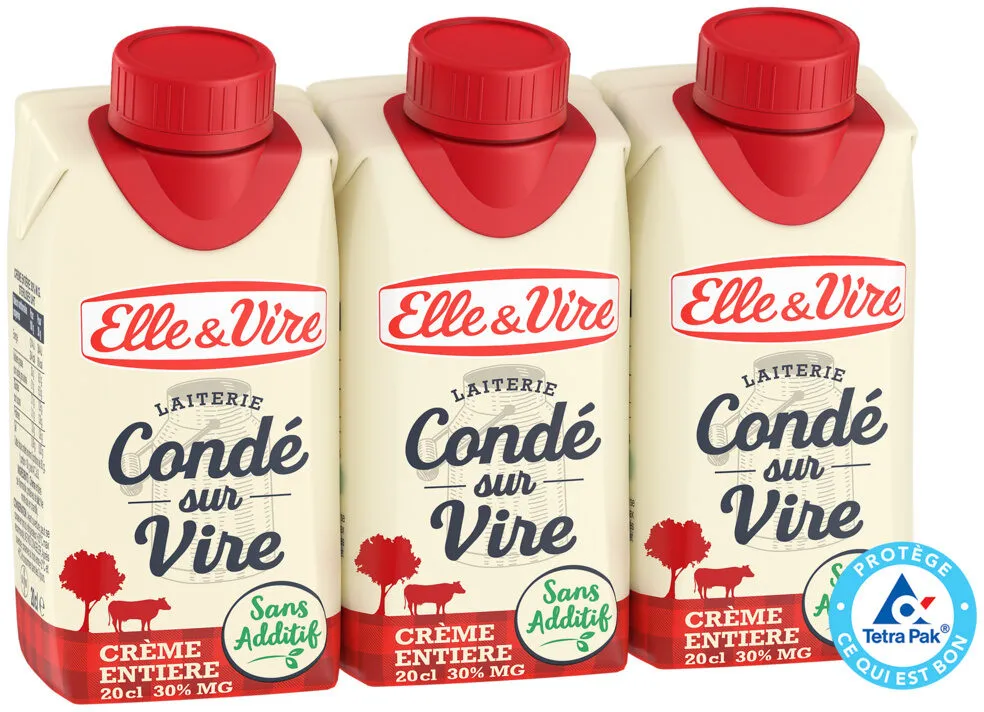 La Crème Entière Fluide 30% MG De Conde Sur Vire