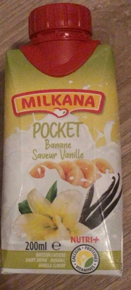 Pocket banane saveur vanille