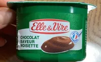 Crème dessert chocolat saveur noisette