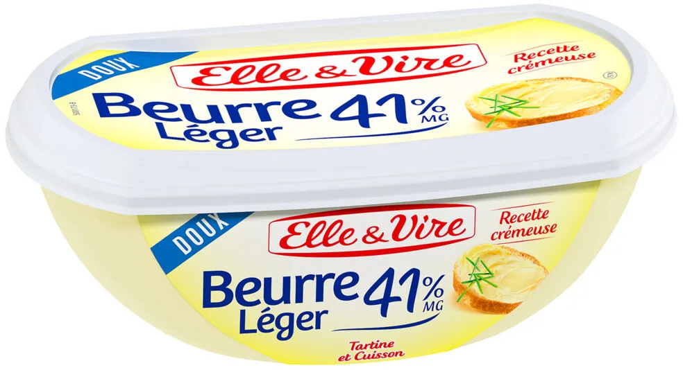 Le Beurre Doux Léger 41%MG Barquette