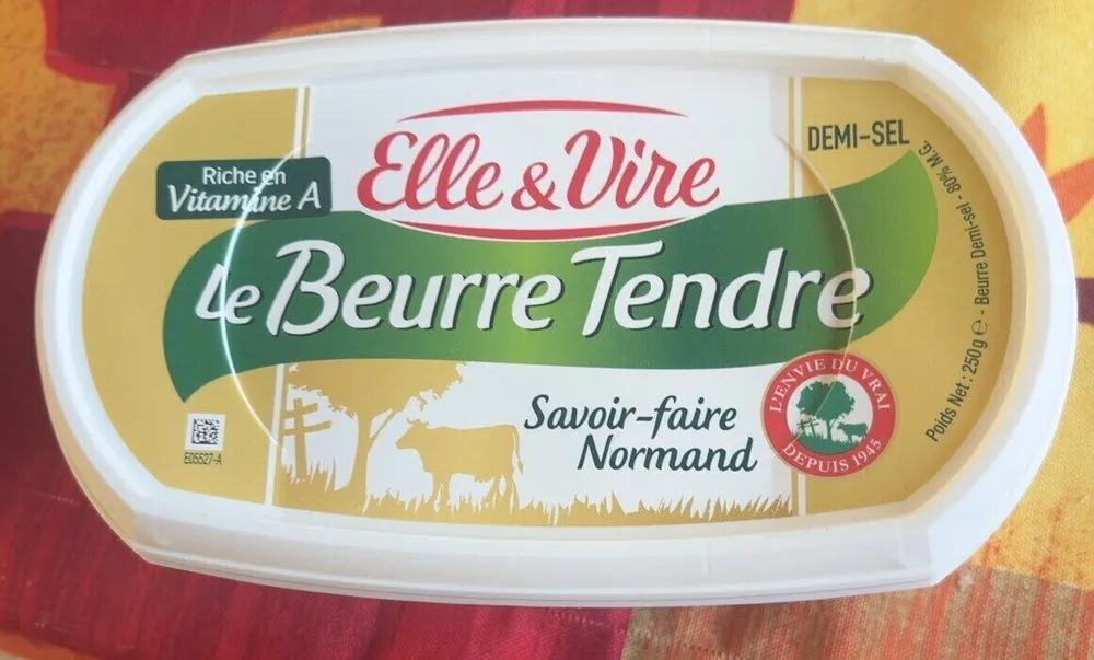 Le beurre tendre