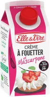 Elle & vire creme au mascarpone 36%mg brique 33cl