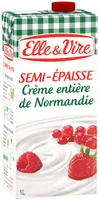 La Crème Entière Semi-Epaisse De Normandie 30%MG