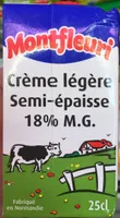 Crème légère semi-épaisse 18% M.G.